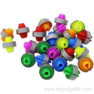 Wheel Beads Safety Reflector Plastic Clip